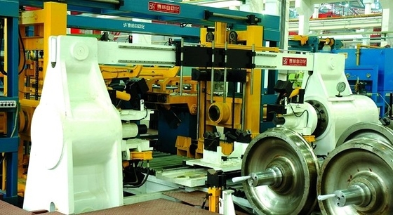 Horizontal Automatic Hydraulic Wheel Press Equipment For Automobile